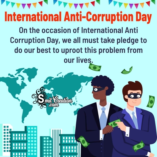 International Anti-Corruption Day Status Pic