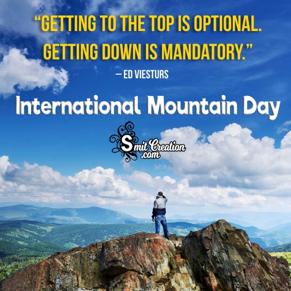 International Mountain Day Quote Picture