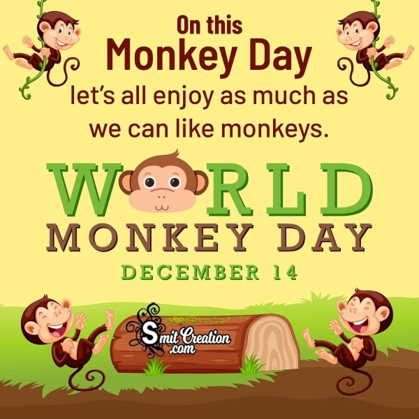 World Monkey Day Status Pic