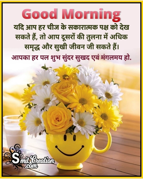 Good Morning Hindi Message Photo