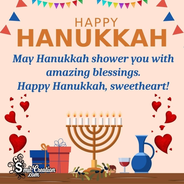 Happy Hanukkah Message Pic For Girlfriend