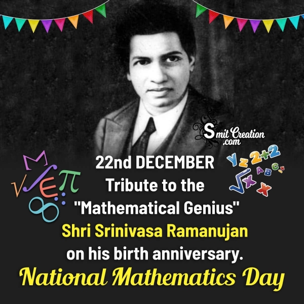 National Mathematics Day 22nd December
