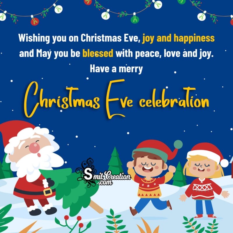Happy Christmas Eve Wish Picture - SmitCreation.com