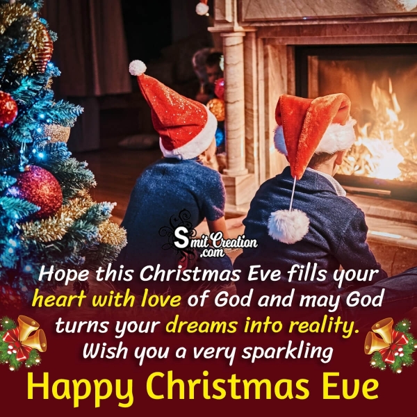 Happy Christmas Eve Message Photo