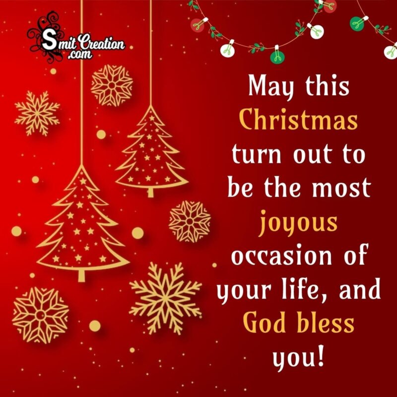 Merry Christmas Message Picture - SmitCreation.com