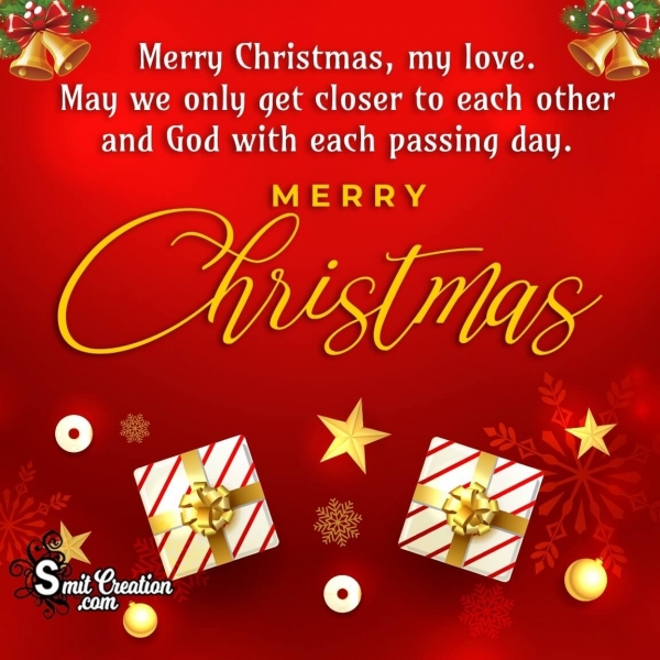 Merry Christmas Wish Image For Lover