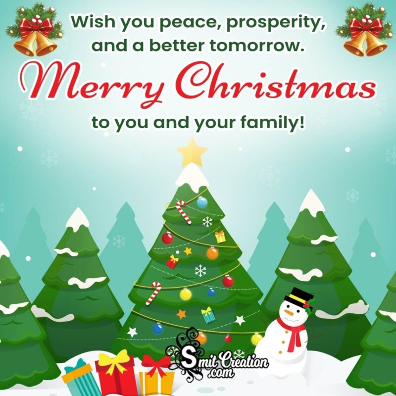 Happy Christmas Wishes, Blessings, Messages Images - SmitCreation.com