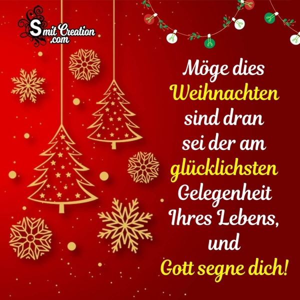 Christmas Wishes In German