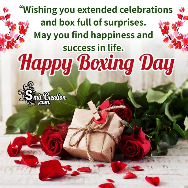 Happy Boxing Day Message Photo