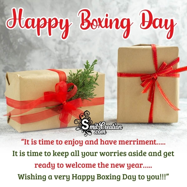 Happy Boxing Day Message Pic For Whatsapp