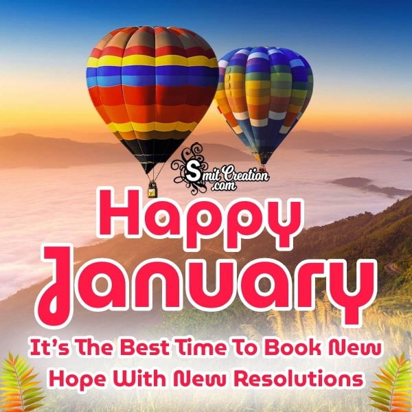Happy January New Hope With New Resolutions