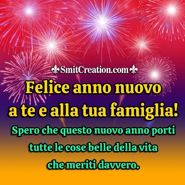 New Year Wishes in Italian