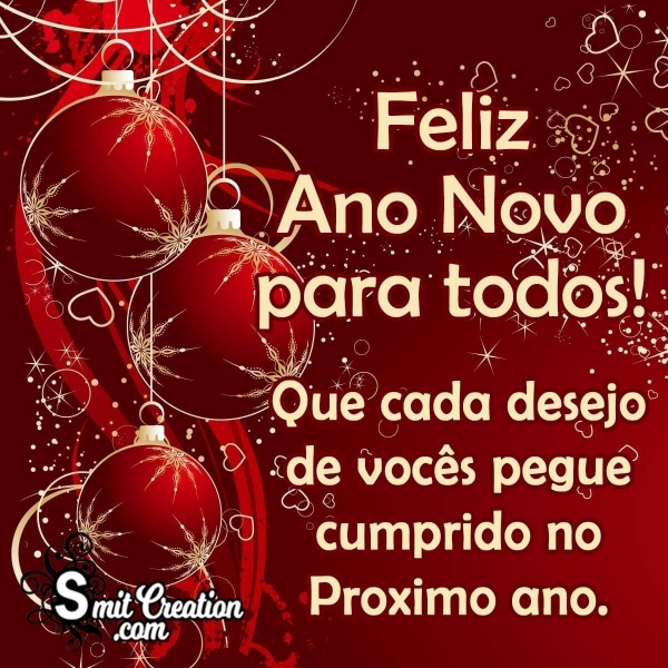 New Year Wishes in Portuguese