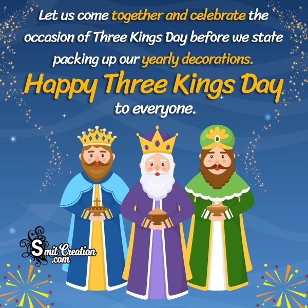Happy Three Kings Day Whatsapp Status Pic