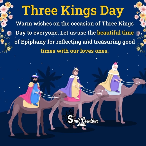 Happy Three Kings Day Greeting Staus Pic