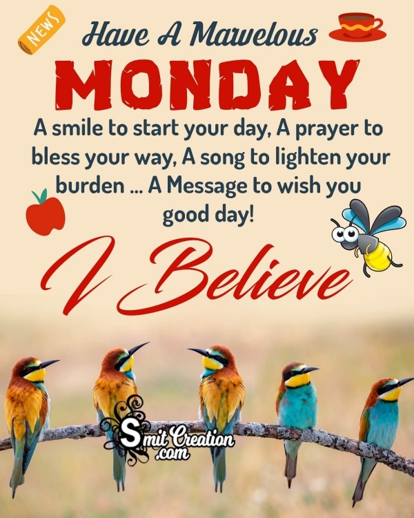Marvelous Monday Wish Image