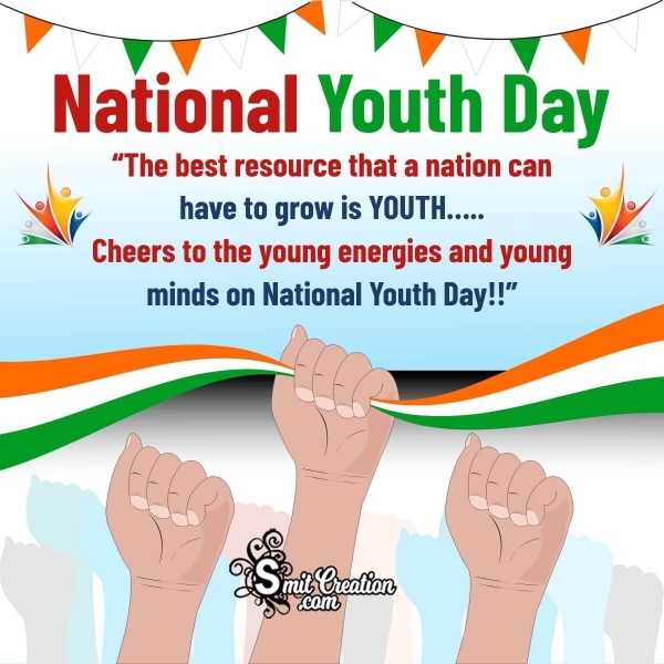 Best National Youth Day Message Pic