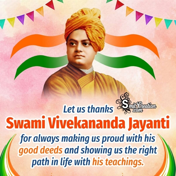 Swami Vivekananda Jayanti Message Pic
