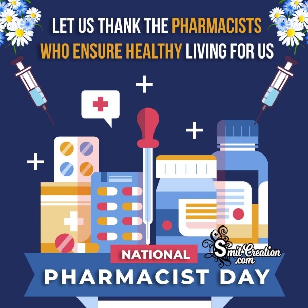 Thank You Message Pic On National Pharmacist Day