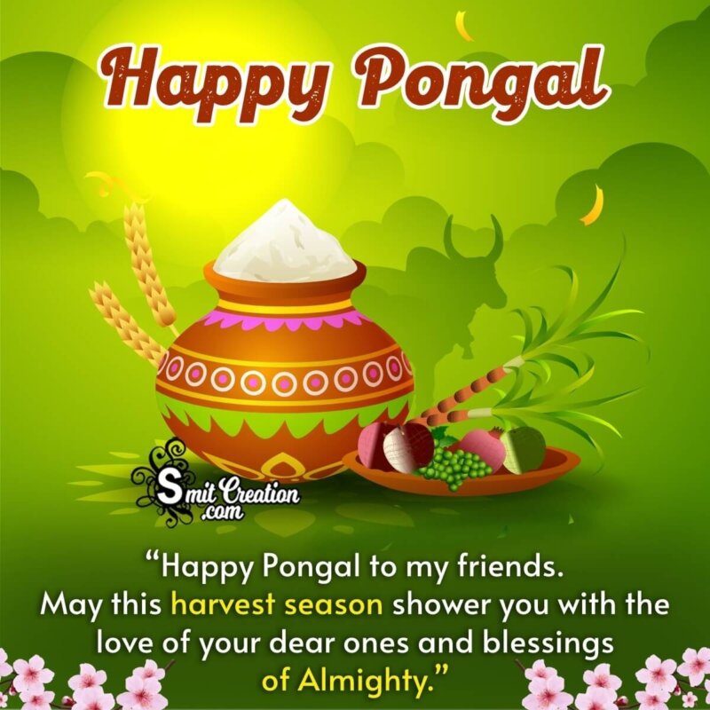 Happy Pongal Wishes, Blessings, Messages Images - SmitCreation.com