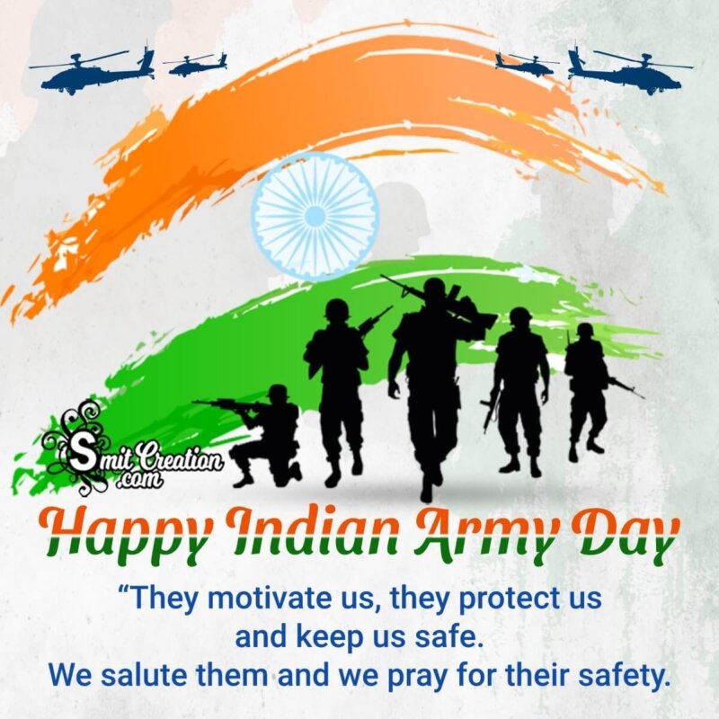 Wonderful Quote Image For Indian Army Day - SmitCreation.com