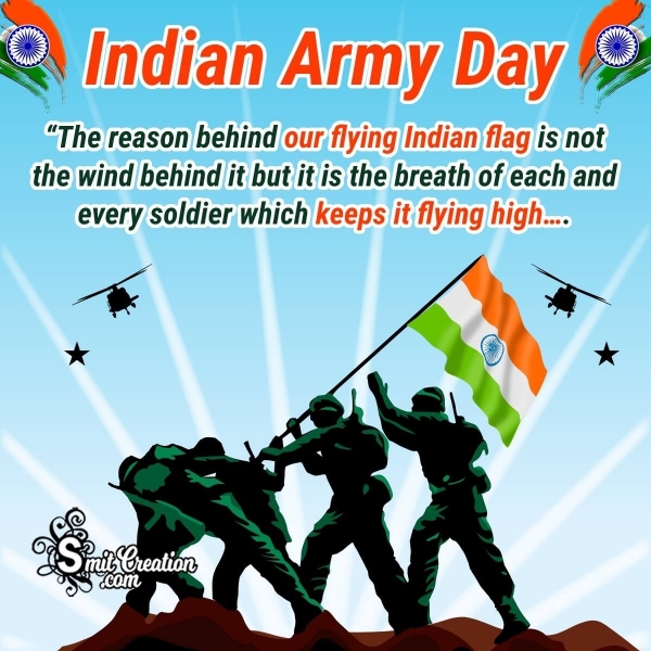Best Indian Army Day Quote Picture