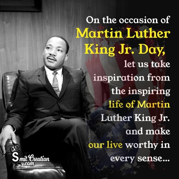 Martin Luther King Jr. Day Message Pic