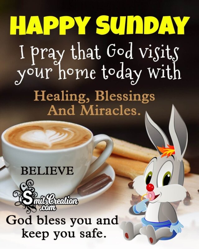 Happy Sunday Prayer Wish - SmitCreation.com