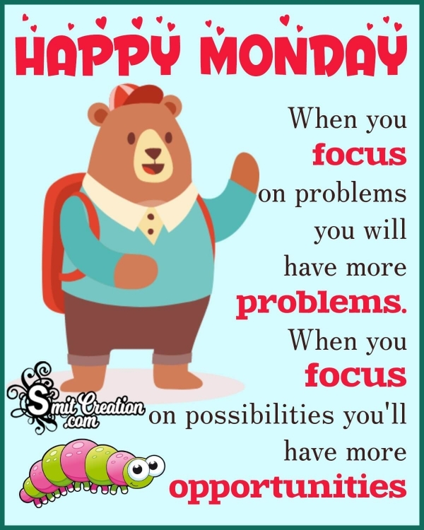 Happy Monday Message For Friend