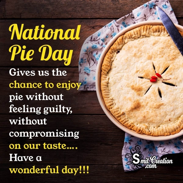 National Pie Day Quote Pic
