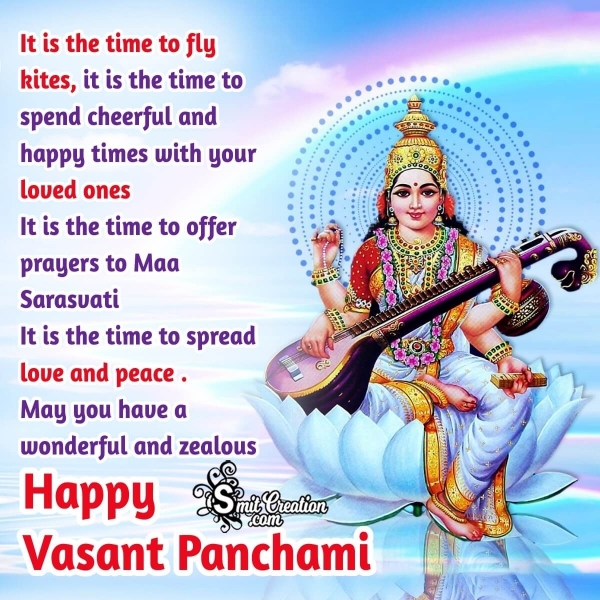 Happy Vasant Panchami Whatsapp Status Photo