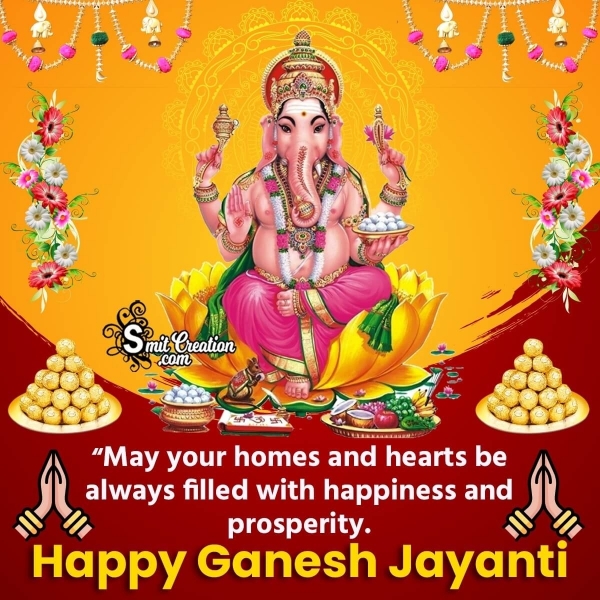 Happy Ganesha Jayanti Message Photo