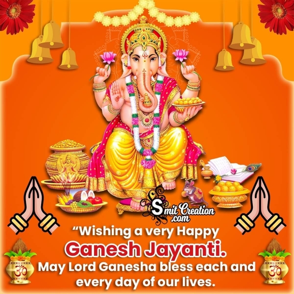 Happy Ganesha Jayanti Wishing Image