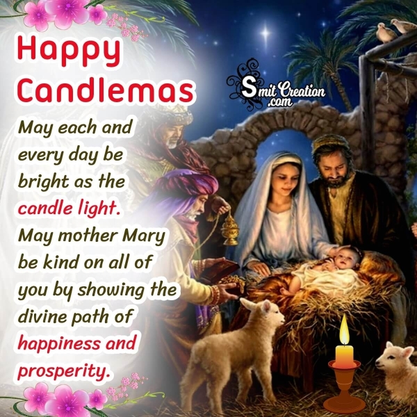 Happy Candlemas Message Picture