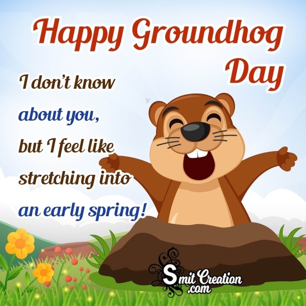Happy Groundhog Day Message Picture