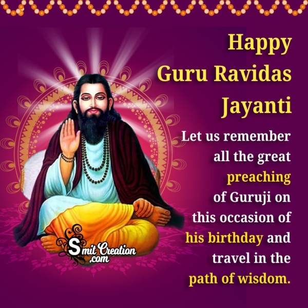 Happy Guru Ravidas Jayanti Status Picture