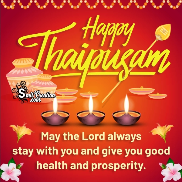 Happy Thaipusam Greeting Image