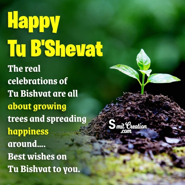 Happy Tu BiShvat Message Photo