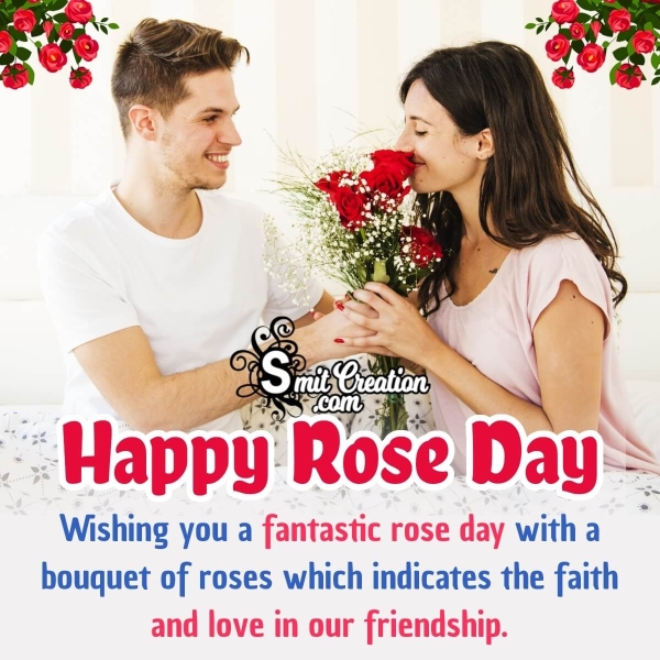 Happy Rose Day Greeting Image