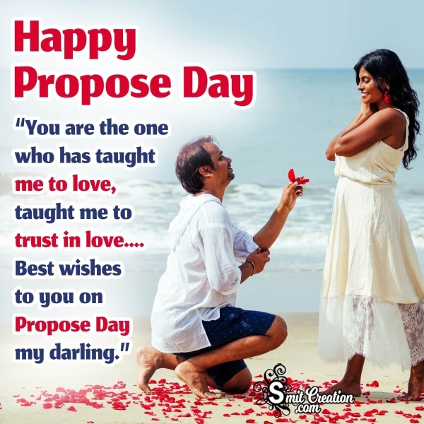 Happy Propose Day Message Pic For GF