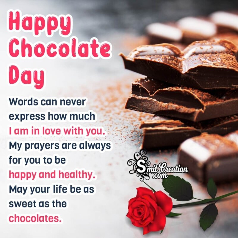 Chocolate Day Message Pic - SmitCreation.com