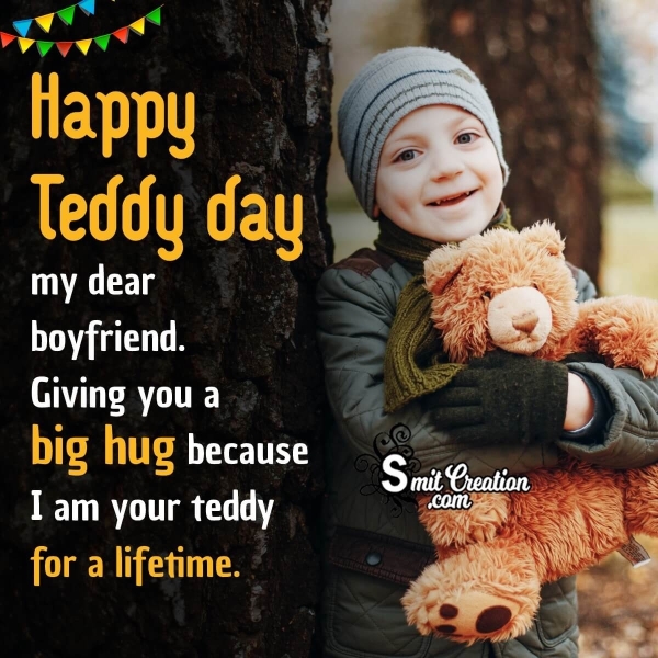 Happy Teddy Day Wish Picture For Boyfriend