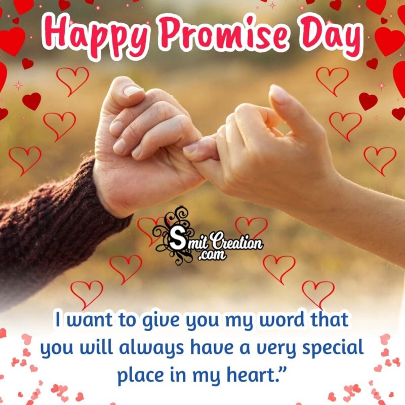 Happy Promise Day Message Pic For Lover - SmitCreation.com