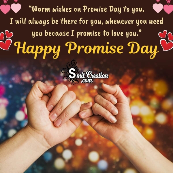 Happy Promise Day Wishing Photo