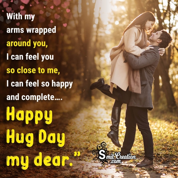 Hug Day Message Picture For GF