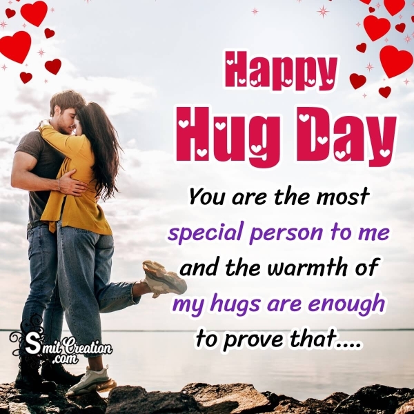 Happy Hug Day Wish Photo For BF