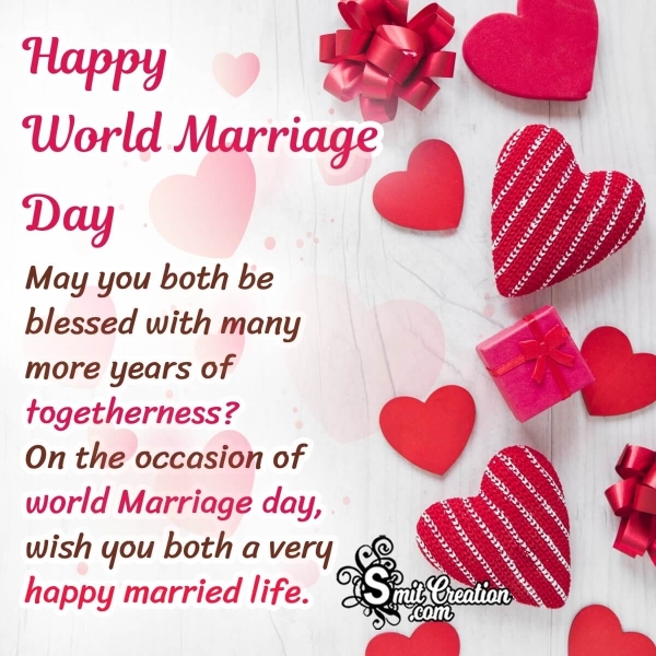World Marriage Day Wishing Image