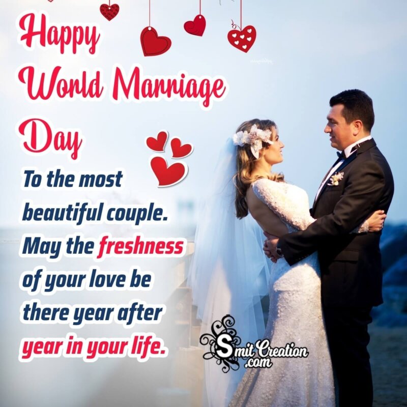 World Marriage Day Wishes, Messages, Images - SmitCreation.com