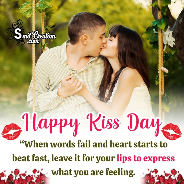 Happy Kiss Day Quote For Love