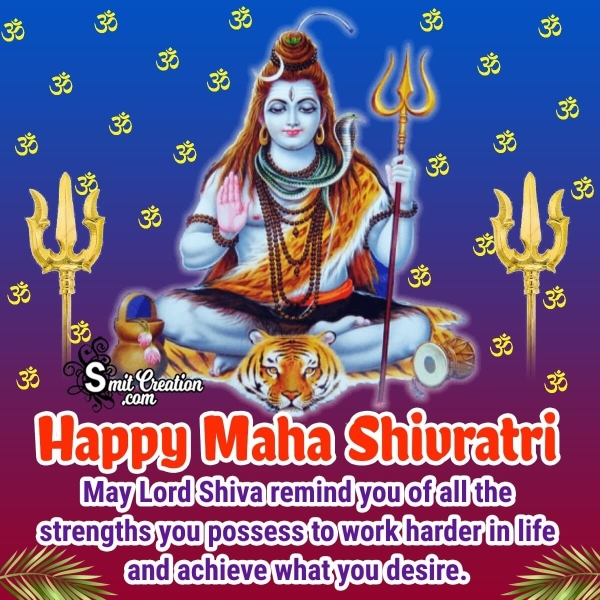 Happy Maha Shivratri Message Pic